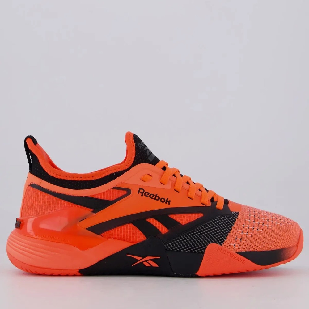 Men's Size 9 Reebok Nano Court Training Tennis Shoes Coral/Black Sneakers NEW